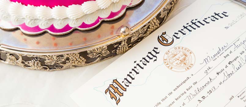 Marriage Certificate