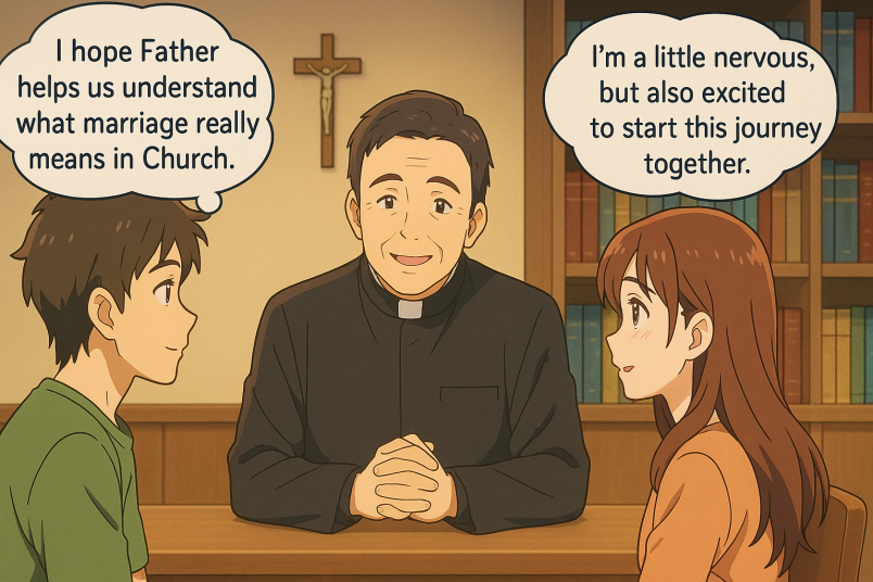 Meeting with the Priest for the First Time