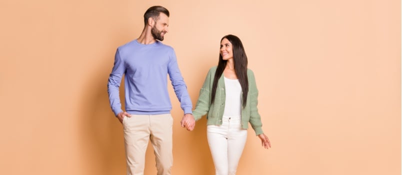 Happy loving couple 