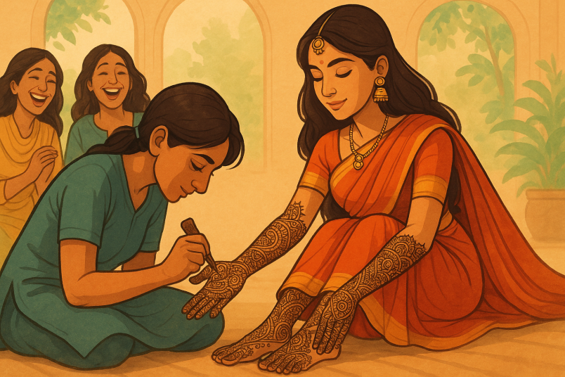 Hindu-marriage-Mehndi-ceremony