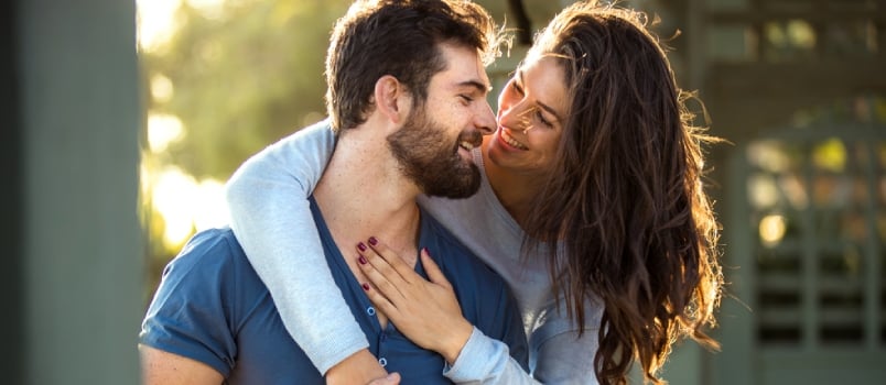 couple hugging each other