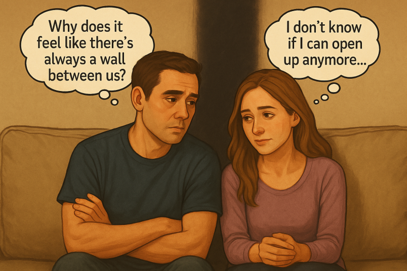 Couple overthinking