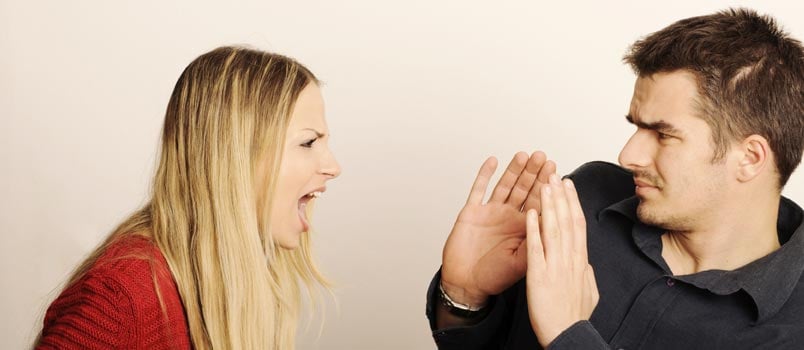 Never tell your wife to “calm down”or that she is “overreacting” Never tell your wife to “calm down”or that she is “overreacting”