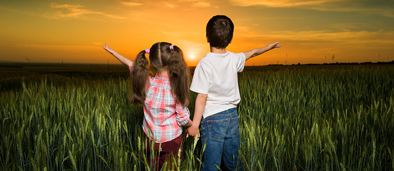 Children in the Meadow Children in the Meadow