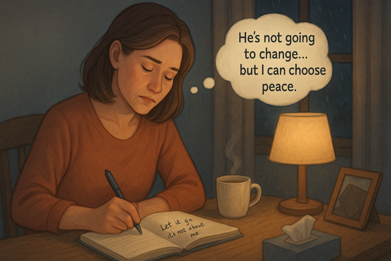 Narcissists letting go the toxic behavior