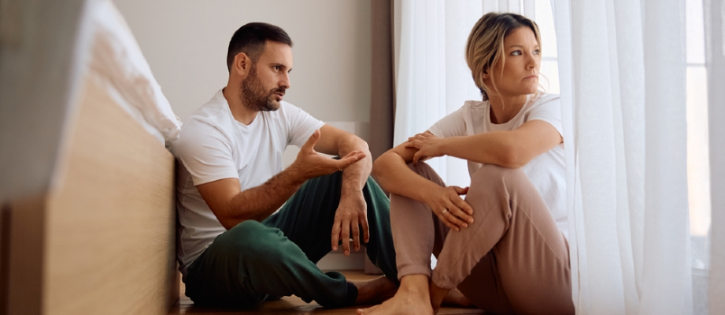 Couple having conflicts