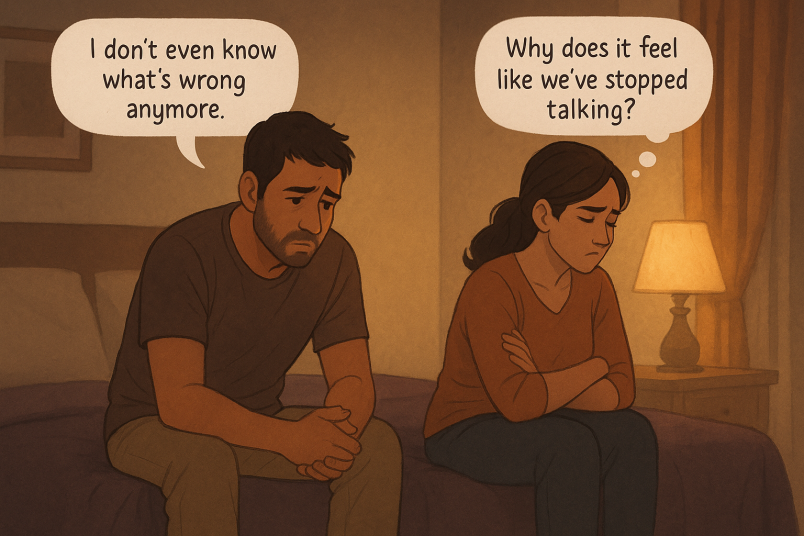 Silent emotional distance