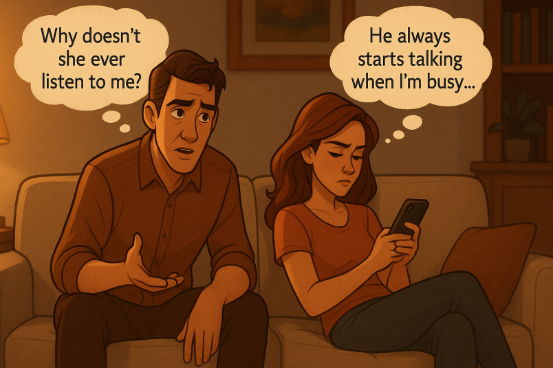 Couple upset