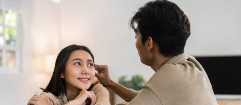 Couple spending quality time