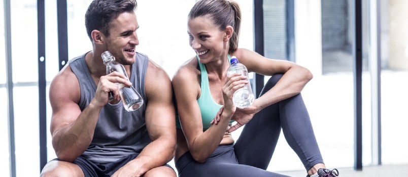 Going to the gym together is a great way to share a common interest Going to the gym together is a great way to share a common interest