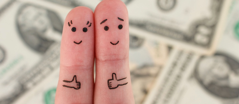 One of the biggest sources of strife that newlyweds face is conflicting views about money