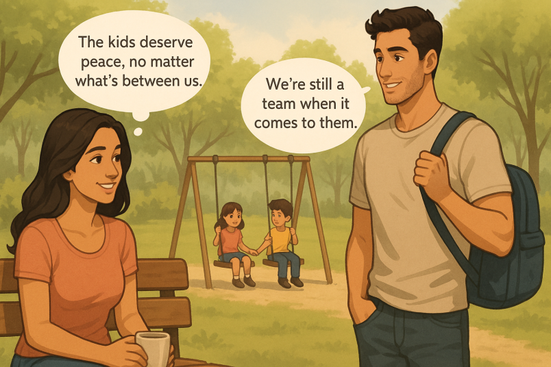 Co-parents with children