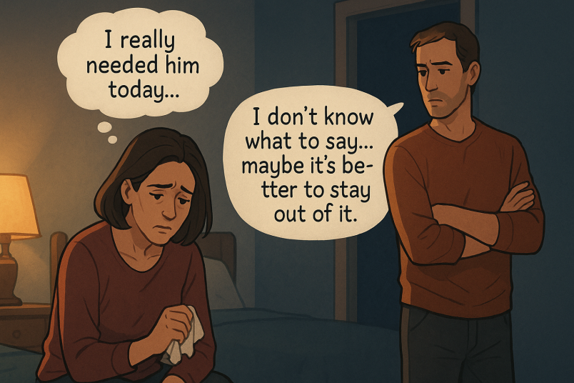 Detached unsupportive spouse