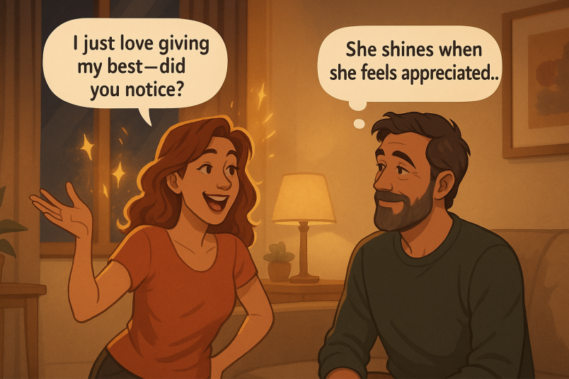 Confident Leo moment