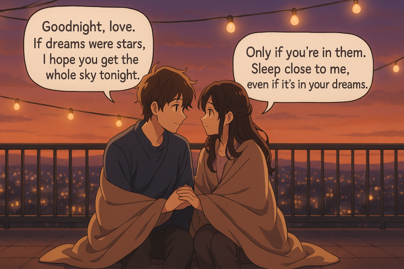 Rooftop Sunset Goodnight