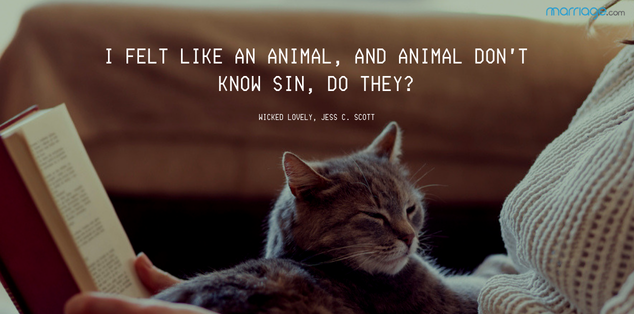 I felt like an animal