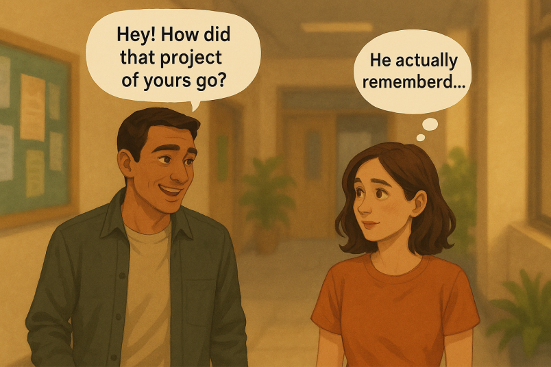 He remembers conversation