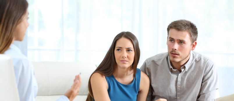 Couple seeking counseling Couple seeking counseling