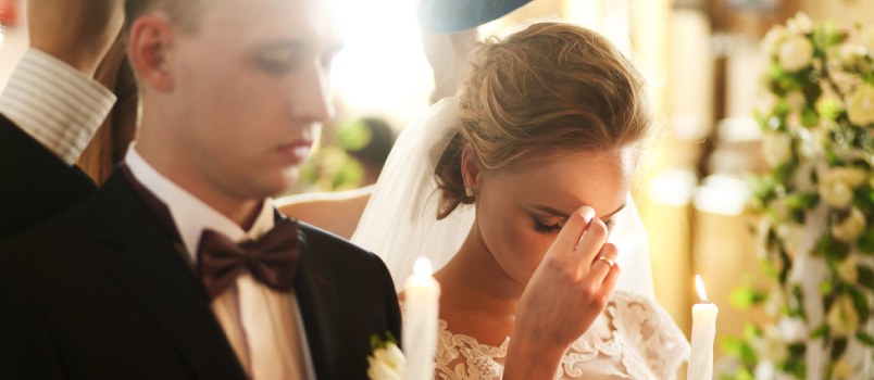 Couples who find serenity in spending time in prayers Couples who find serenity in spending time in prayers