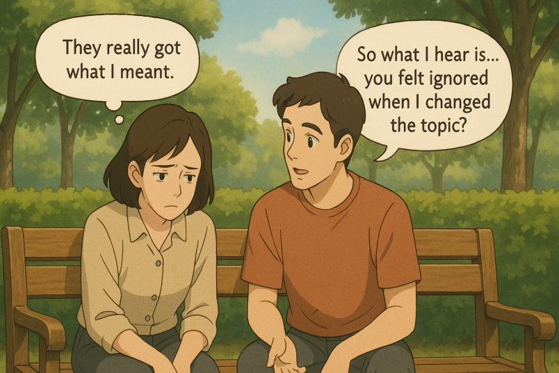 Repeating what you heard