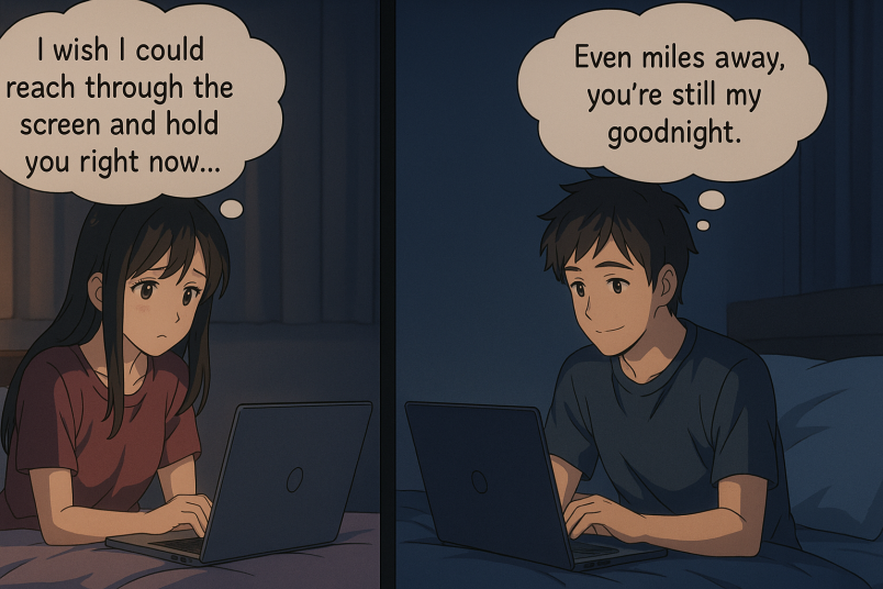 Video Call at Night