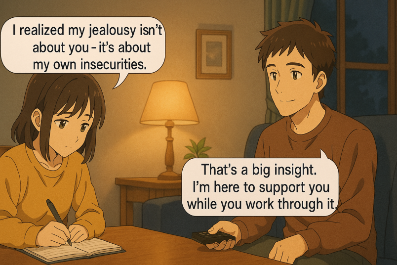 Living Room Reflection — Self-Awareness