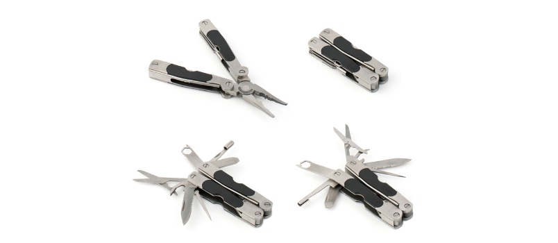 a closeup of swiss knife