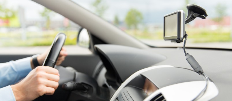 a closeup of car gadgets/ accessories