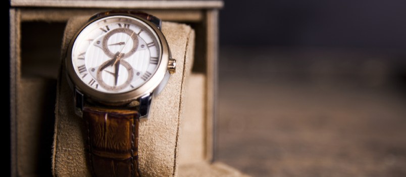 a closeup of a watch