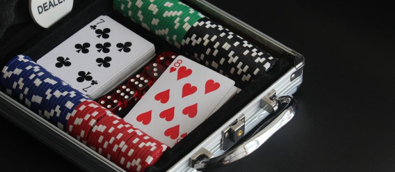 a closeup of a deck of cards