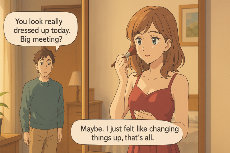 Getting ready with unusual enthusiasm