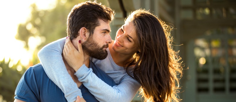 couple looking at each other