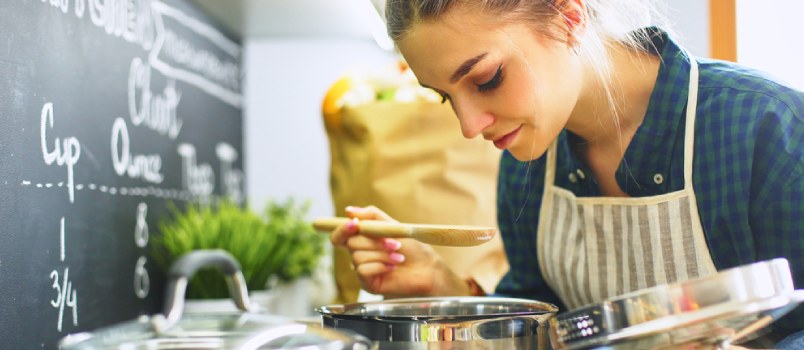 Cook food for him Cook food for him