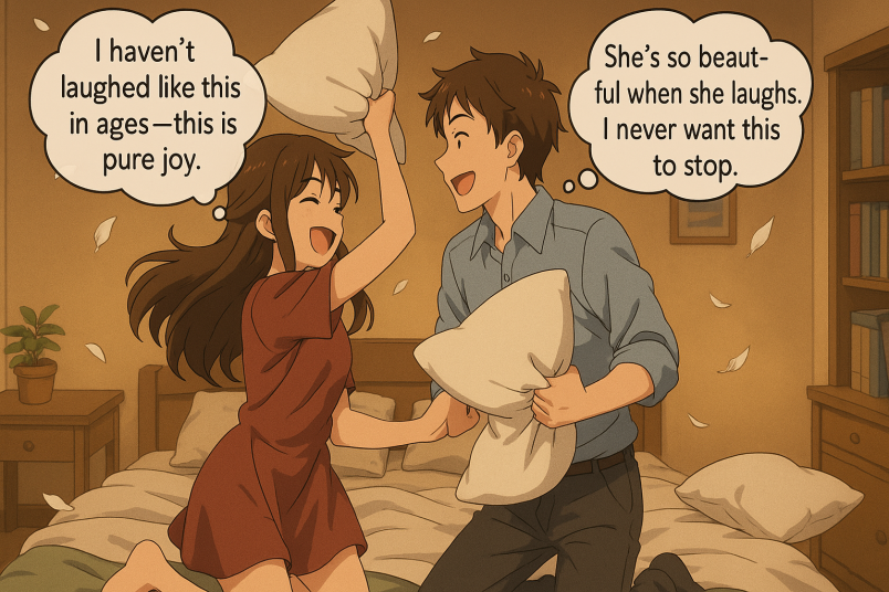 Playful Pillow Fight