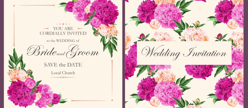 Your card must speak the date loud and clear Vintage Wedding Invitation Card