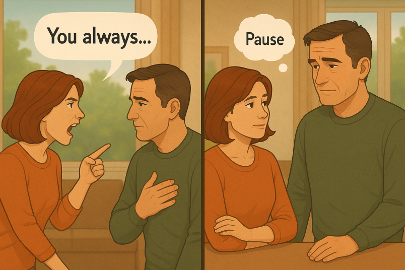 Couple growing in love