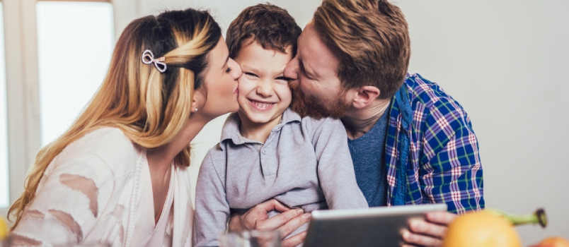 Different types of niche-parenting styles Happy Family Preparing Food In The Kitchen