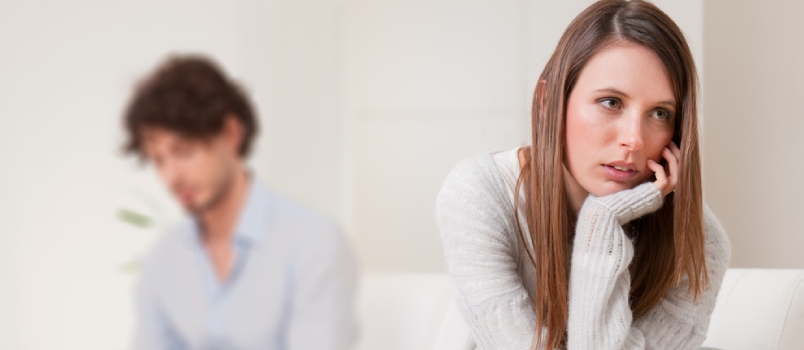 Young Couple In Quarrel At Home