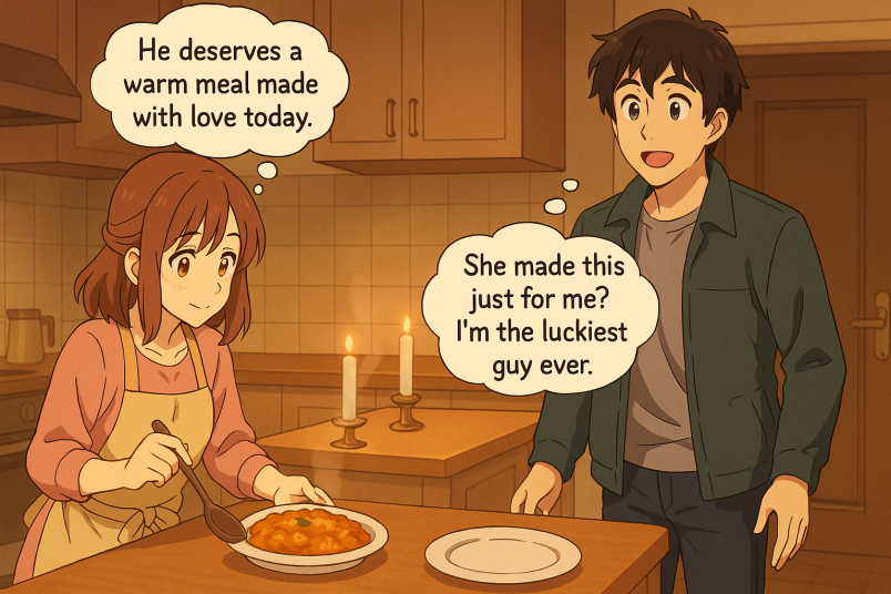 Cooking His Favorite Meal