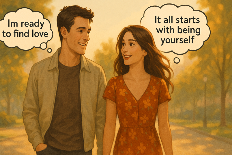 Couple starting to know each other