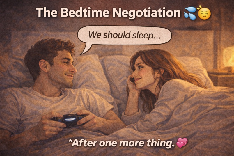 Bedtime negotiation meme