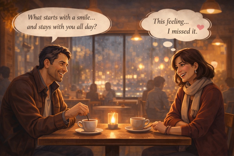 Playful romantic spark