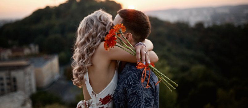 couple hugging each other