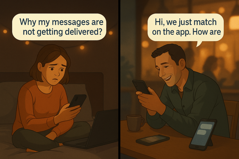 Man talking to other girl