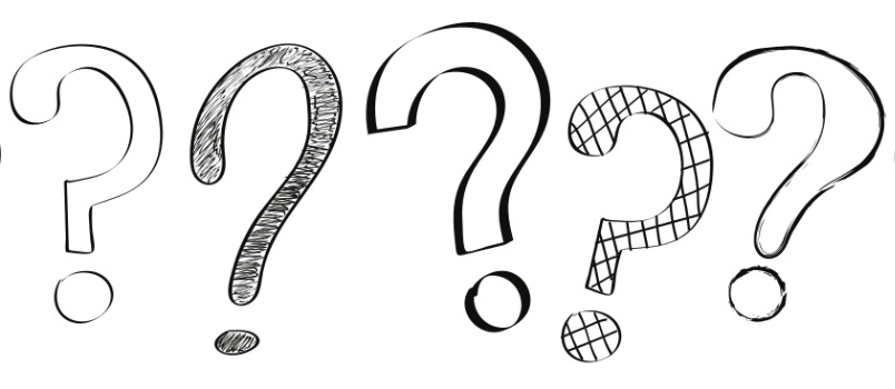 Concept Of Banner With Hand Drawn Question Marks