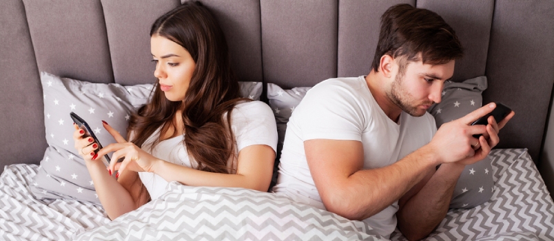 Unhappy Married Couple And Problems Concept