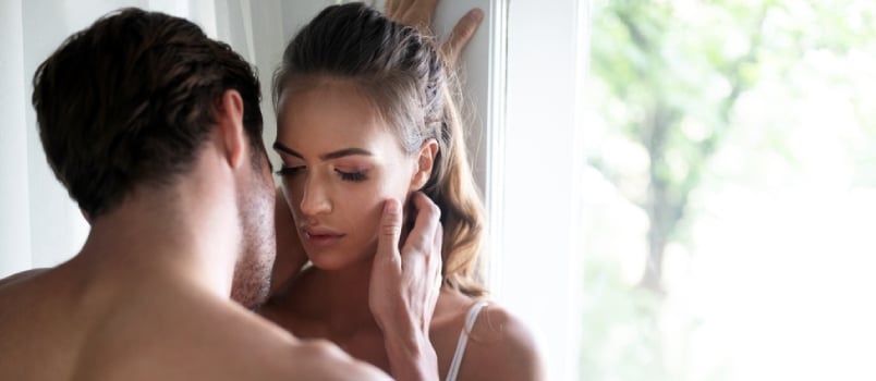 Man And Women Having Romance Together