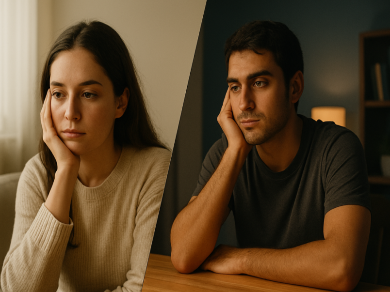 Couple having challenges in relationship
