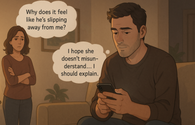 Husband texting another woman: What it really means