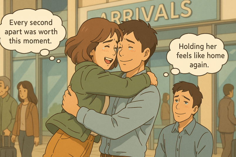 Reunion at the airport